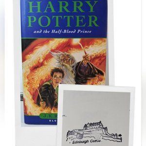 Harry Potter and The Half Blood Prince First Edition Edinburgh Castle stamp